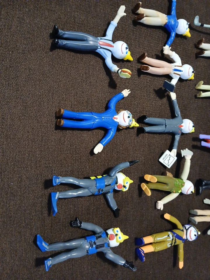 Lot of 19 Vintage Jack In The Box Restaurants Collectible Most Bendy Figures - Image 2 of 4