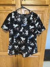Disney Scrub Top Women s 101 Dalmation Unknown Size SEE MEASUREMENTS