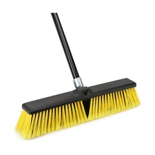 KeFanta 18 Inches Push Broom Outdoor- Heavy Duty Broom with 63" Long Handle f...