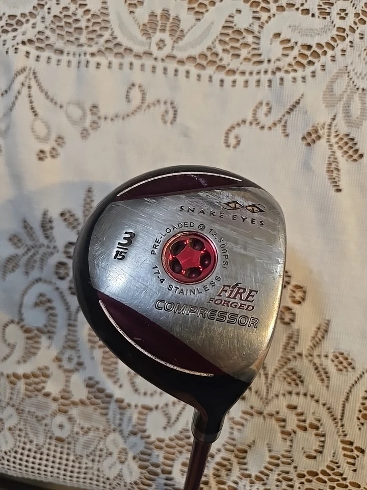 Snake Eyes Fire Forged 3 Wood 15* & 5 Wood 19* Regular Flex Graphite Shaft RH - Image 2 of 4