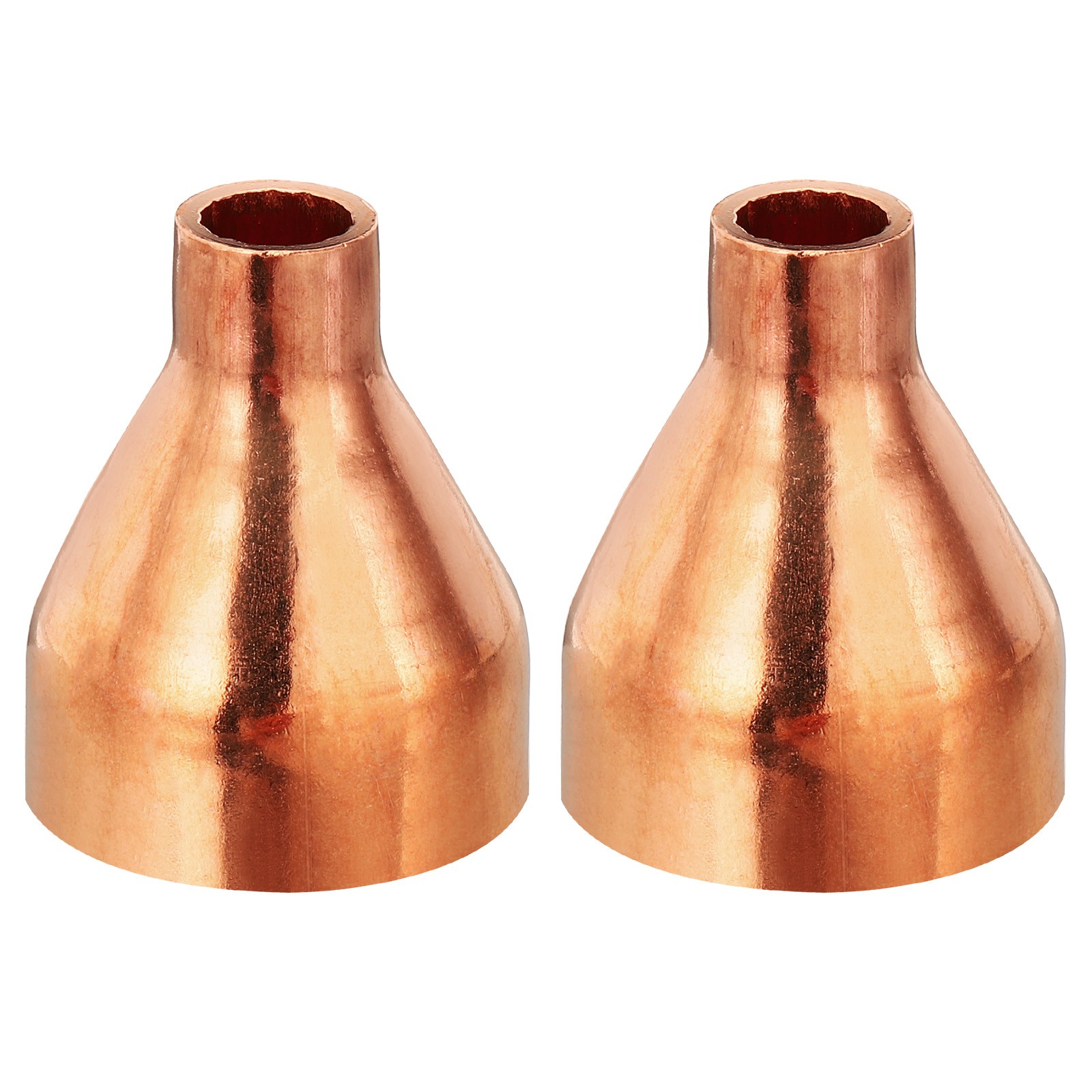 1 1/4" to 3/8" ID Copper Reducer 2pcs Reducing Coupling Fitting Pipe Adapter