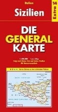 Die Generalkarte Italien Extra 14 Sizilien 1:200.000 | Book | condition good