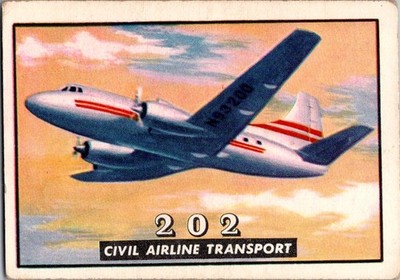 1952 Topps Wings Friend or Foe (R707-4) #80 202