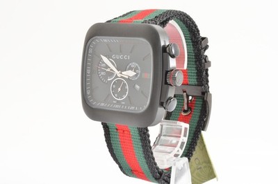 グッチ GUCCI 時計 Gucci Coupe Collection Men's Black Watch - Ya131202 for sale