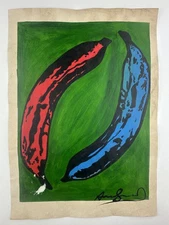 Andy Warhol COA Art Painting Original Drawing Vintage Paper Signed