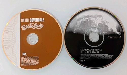 Lot of 2 David Coverdale CD's Rock Whitesnake & Into The Night (DISCS ONLY)