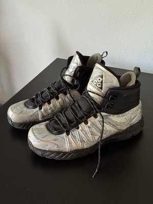 silver acg boots