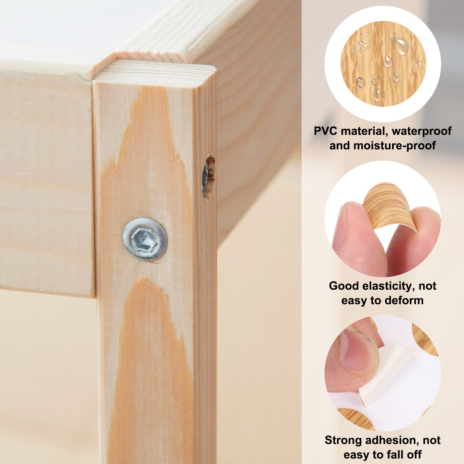 7 Sheets Screw Hole Sticker 21mm 54 in 1 Hole Covers, 7 Colors