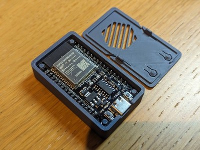 3D Printed ESP32-WROOM-32 (USB-C) Box with Lid - PLA