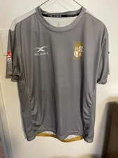 Men's sz L NOLA Gold Rugby Team Jersey MLR XBlades New Orleans T-Shirt