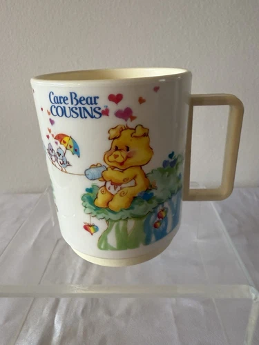 Vintage Care Bear Cousins Coffee Tea Mug Cup 1980's Deka USA 1985