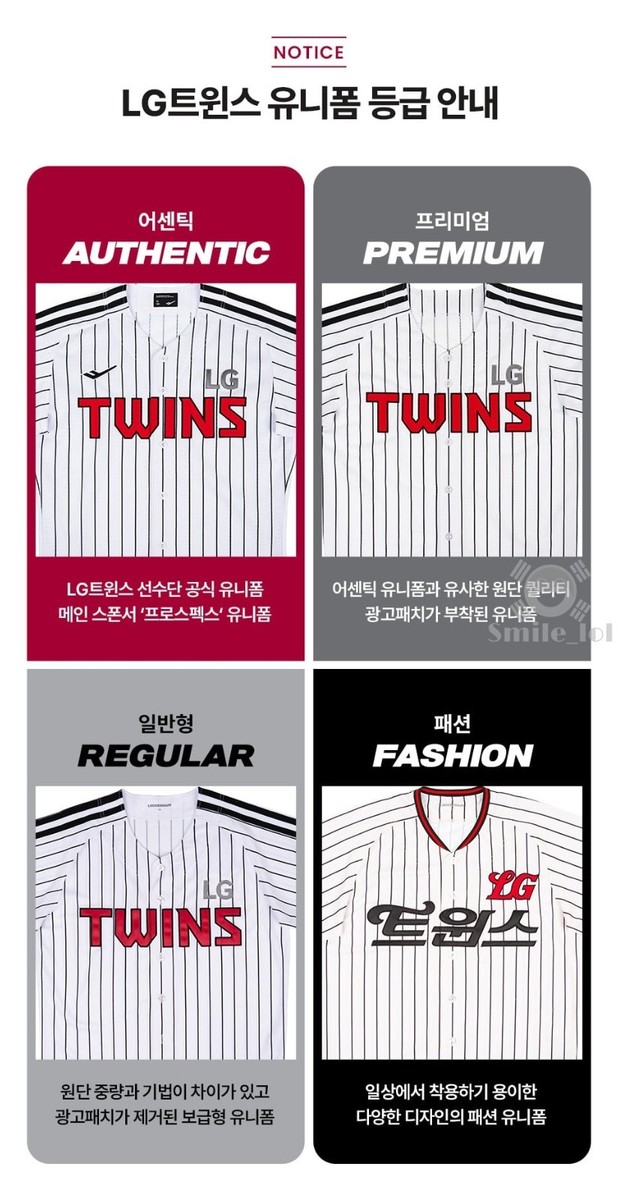 KBO Korean Baseball LG Twins 2026 Authentic Away Jersey