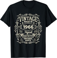 Vintage Made in 1966 Legend 60th Birthday Gifts 60 Years Old T-Shirt