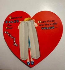 Vintage Valentine Carrington Pants Heart Diecut Someone Pants For Your Attention