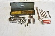 Snap-On S-K Tools SK Tool Set 1/4 1/2 Drive Sockets Wrenches Mixed mm Metric