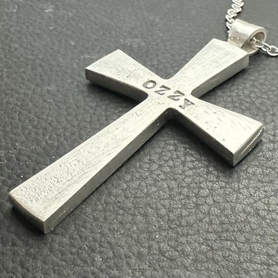 MJG STERLING SILVER. 2.5 x 1.5 