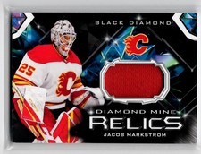 2023-24 Upper Deck Black Diamond Mine Relics Jacob Markstrom Calgary Flames