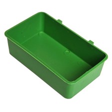 Bird Feeder Cup for Cage Hanging Plastic Trays Bird Bath for Small Parrots