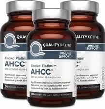 Quality of Life AHCC Kinoko Platinum   Immune...