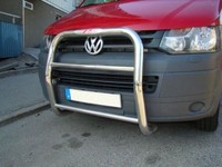 Passend FüR Vw Transporter T5 2004 - 2010 Bull BAR Abar Edelstahl Vorne Nestchen