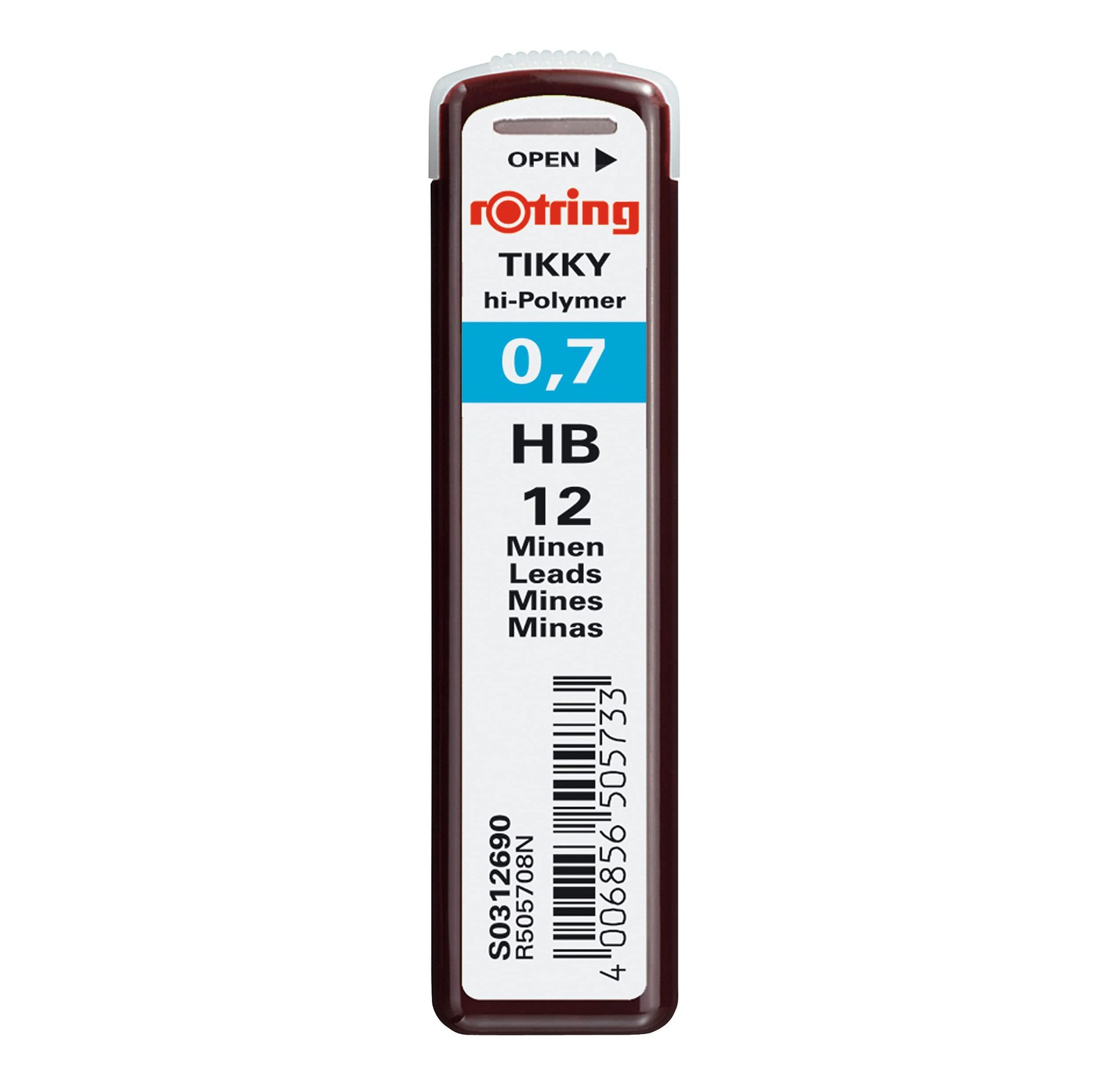Lead 0.7mm, Hb, 12 Lead R505 708 Hb