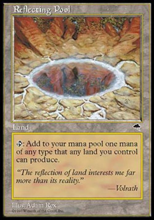 MTG English Reflecting Pool Medium Play Normal Tempest