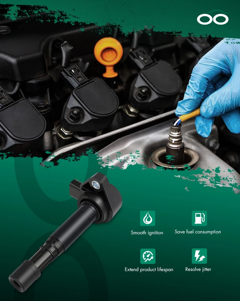 Bobinas de encendido 4 piezas para Honda Civic Acura EL L4 1,7 L 2001 2002 2003 2004 2005 Foto 4 de 4