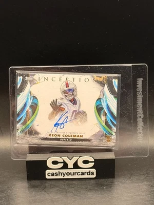 Keon Coleman RC Auto #RAV-KC 2024 Topps Inception Football - Bild 1 von 2