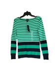 Tommy Hilfiger Women's 100% Pima Cotton Multicolor Striped Pullover Top Sz M
