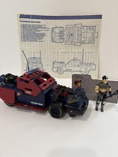 1986 GI Joe Dreadnok Thunder Machine w  Thrasher  v1  Figure Complete.