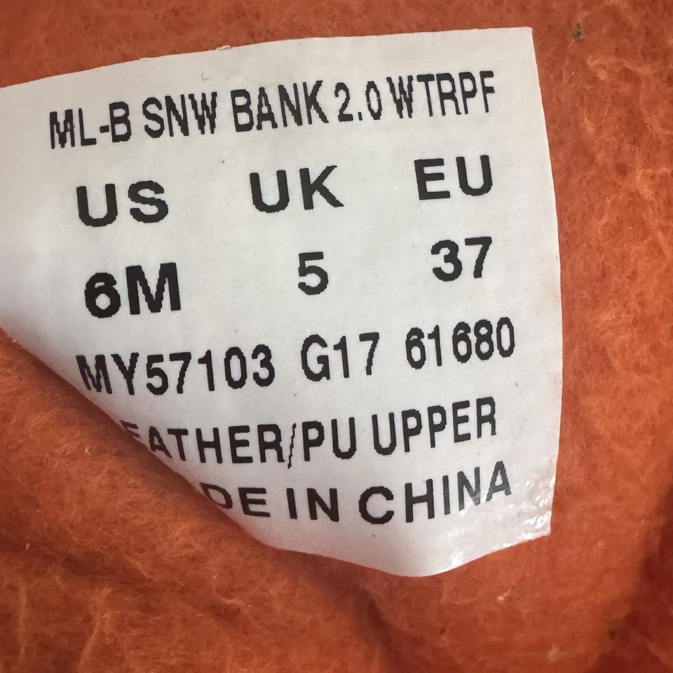 Botas de Nieve Merrell Snow Bank 2.0 Gris/Naranja Impermeables Juveniles Talla 5 Aisladas Foto 2 de 4