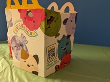 McDonald's 2025 Squishmallows Happy Meal Box NO Toy