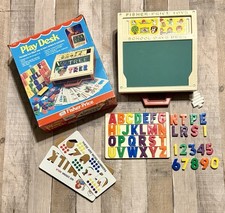Vintage Fisher Price Play Desk 1987 School Days  176 Near Complete Excellent