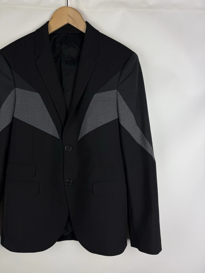 Neil Barrett Men’s Wool Blazer Jacket Size US 36 / EU 46 Slim Fit - Image 3 of 4