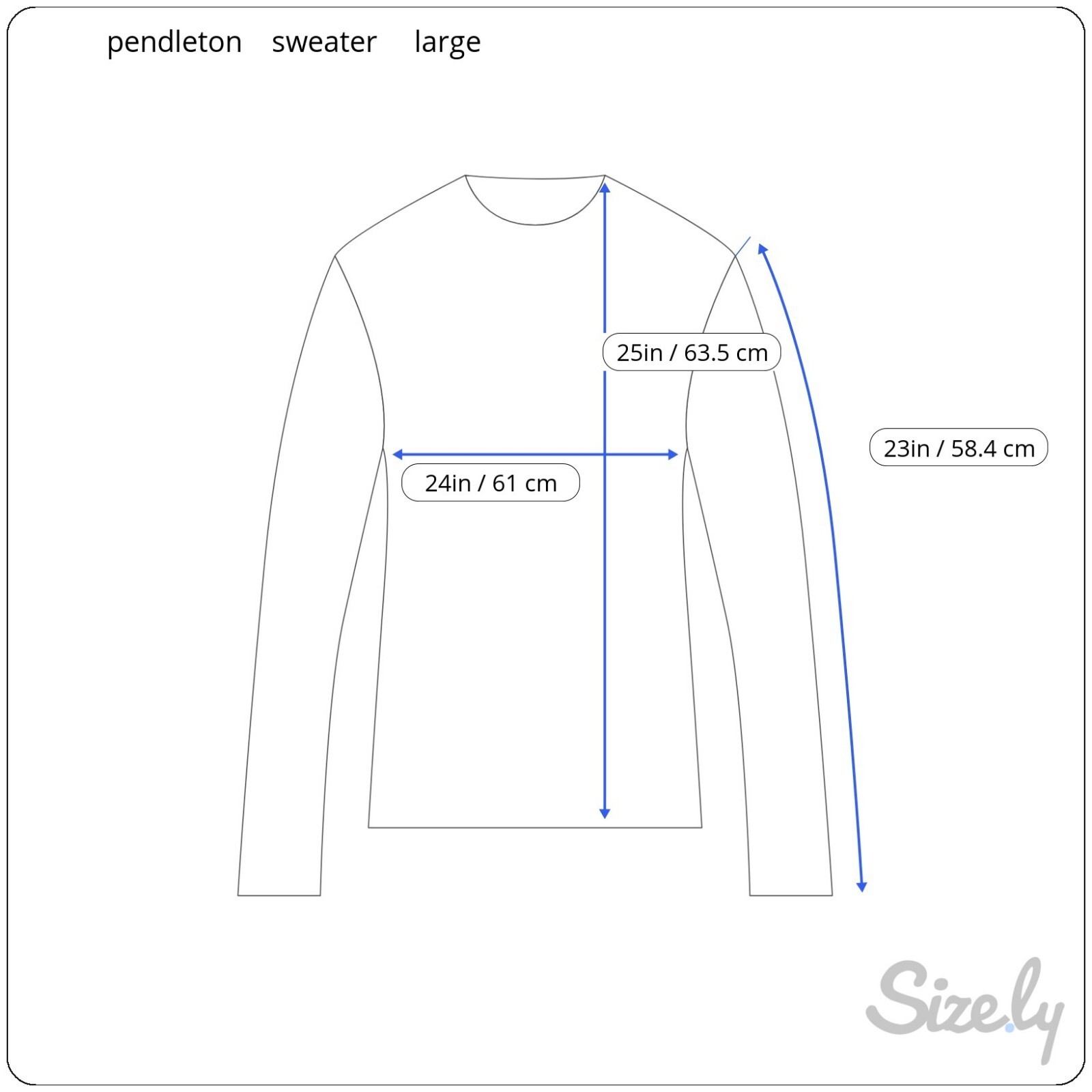 Pendleton navy v-neck tight cable knit sweater me… - image 2