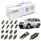 11pcs White Deluxe Interior LED Dome Light Kit For Nissan Pathfinder 2005-2012