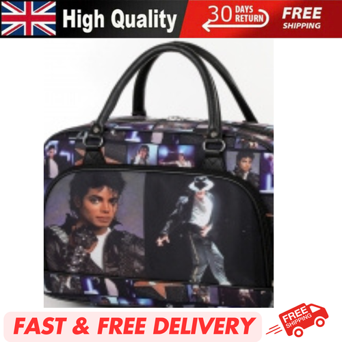 MICHAEL JACKSON LIGHTWEIGHT HOLDALL BAG FOR TRAVEL, GYM, WEEKEND, LUGGAGE UK - Foto 4 di 4