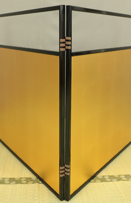 Furosaku Byōbu (Tea Folding Screen)「清音無間断」Small Byobu