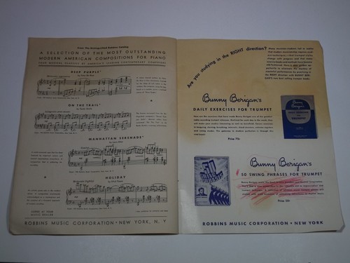 Folio de trompeta Robbins de éxitos populares con acompañamiento de piano folio no. 3 - Imagen 11 de 13