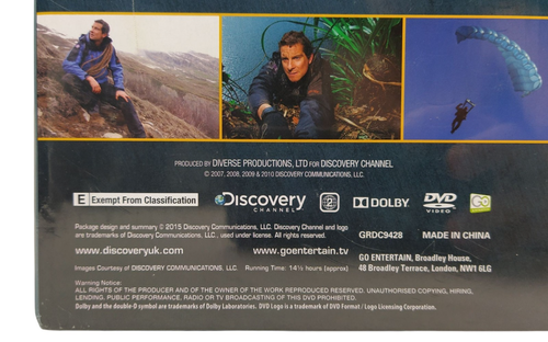 Bear Grylls Born Survivor 10 DVDs Limited Edition Box Set Round Tin Case Sealed - Picture 4 of 7