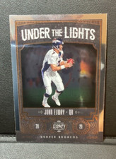 2020 Panini Legacy Football John Elway Chrome Under The Lights UL-JE Denver