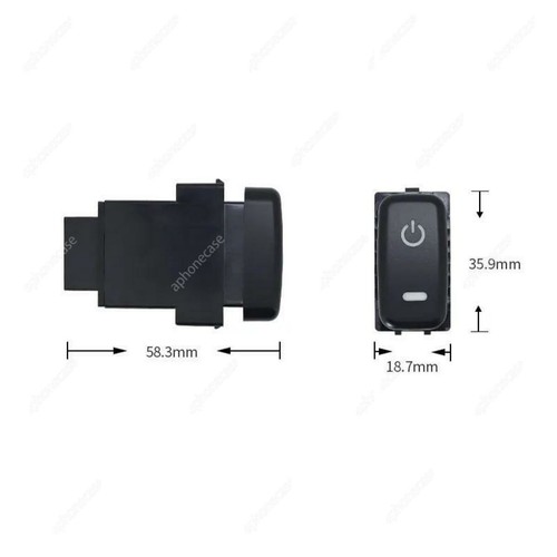 Push Button Power Supply Switch For Mitsubishi w/LED Indicator Lights 4-Pole - Picture 3 of 11