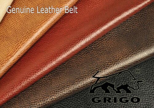 Real Leather Men Ratchet Belt Belts For Men Adjustable Automatic Buckle - Picture 5 of 22
