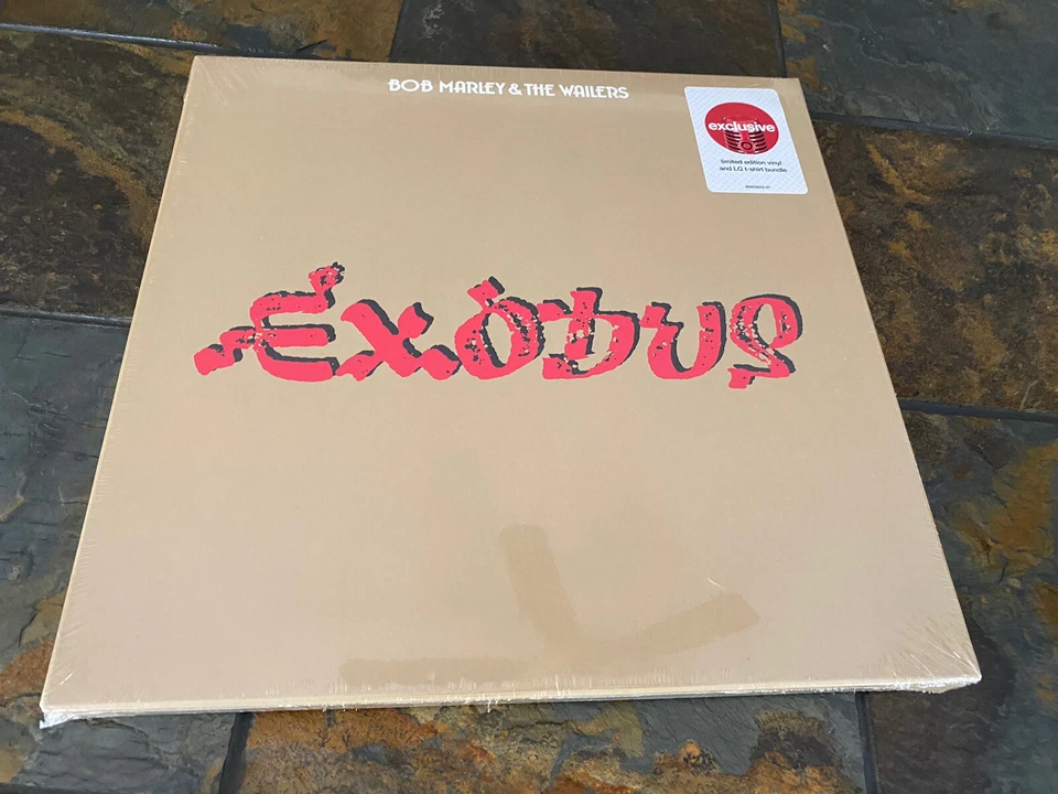 Bob Marley & The Wailers ‎Exodus Exclusive Limited Black Vinyl w/ Large T Shirt - Image 2 of 4