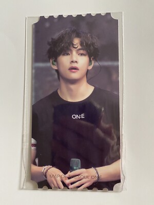 BTS Taehyung ''Map Of Seoul ON:En'' Hologramm Fotokarte Ticket Bighit Official