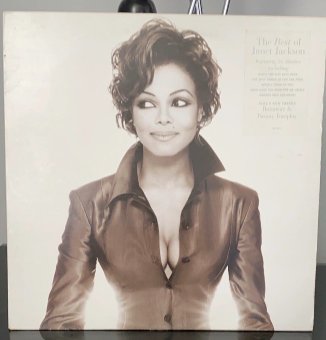 洋楽 Janet Jackson Design of a Decade LP Janet Jackson - Design Of A Decade 1986-1996 LP vinyl record Used