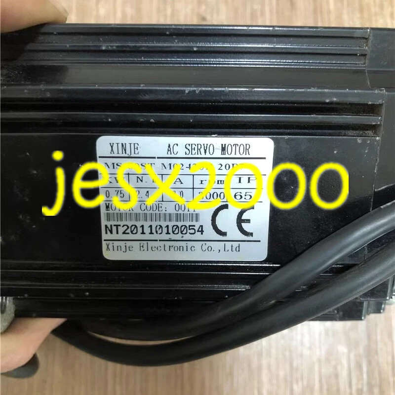 1PC USED Xinjie servo motor MS-80ST-M02430B-20P7 750W #LD - Image 2 of 2
