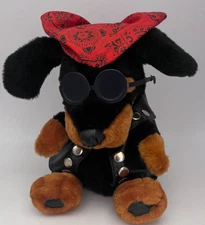 PBC International Animated Talking Motorcycle Dog Born To Be Wild