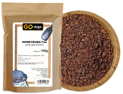 0,1kg HONEYBUSH-Tee, Honeybush, grob geschnitten 100g - GOmigo