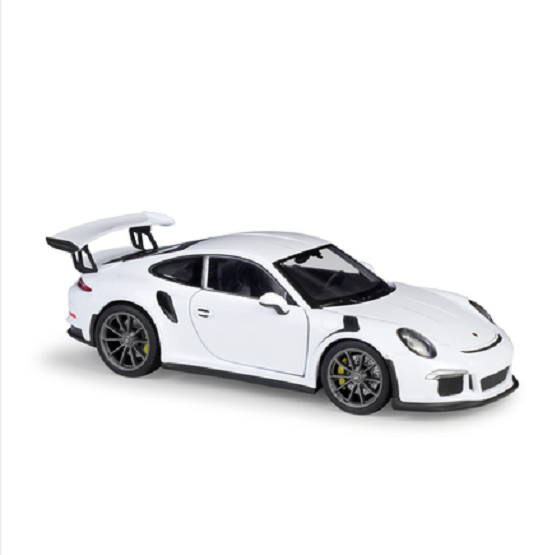 Welly 1:24 2016 Porsche 911 GT3 RS White Diecast Model Sports Racing Car NIB